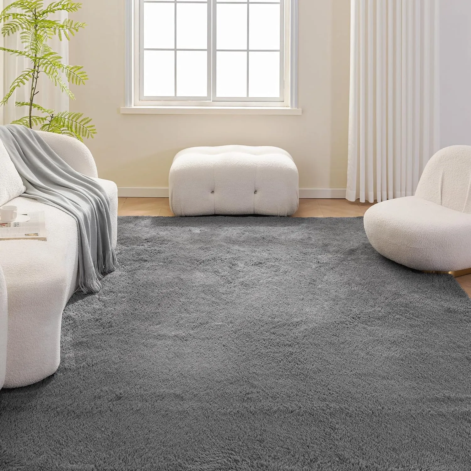 Amazon Basics Plush Shag Area Rug