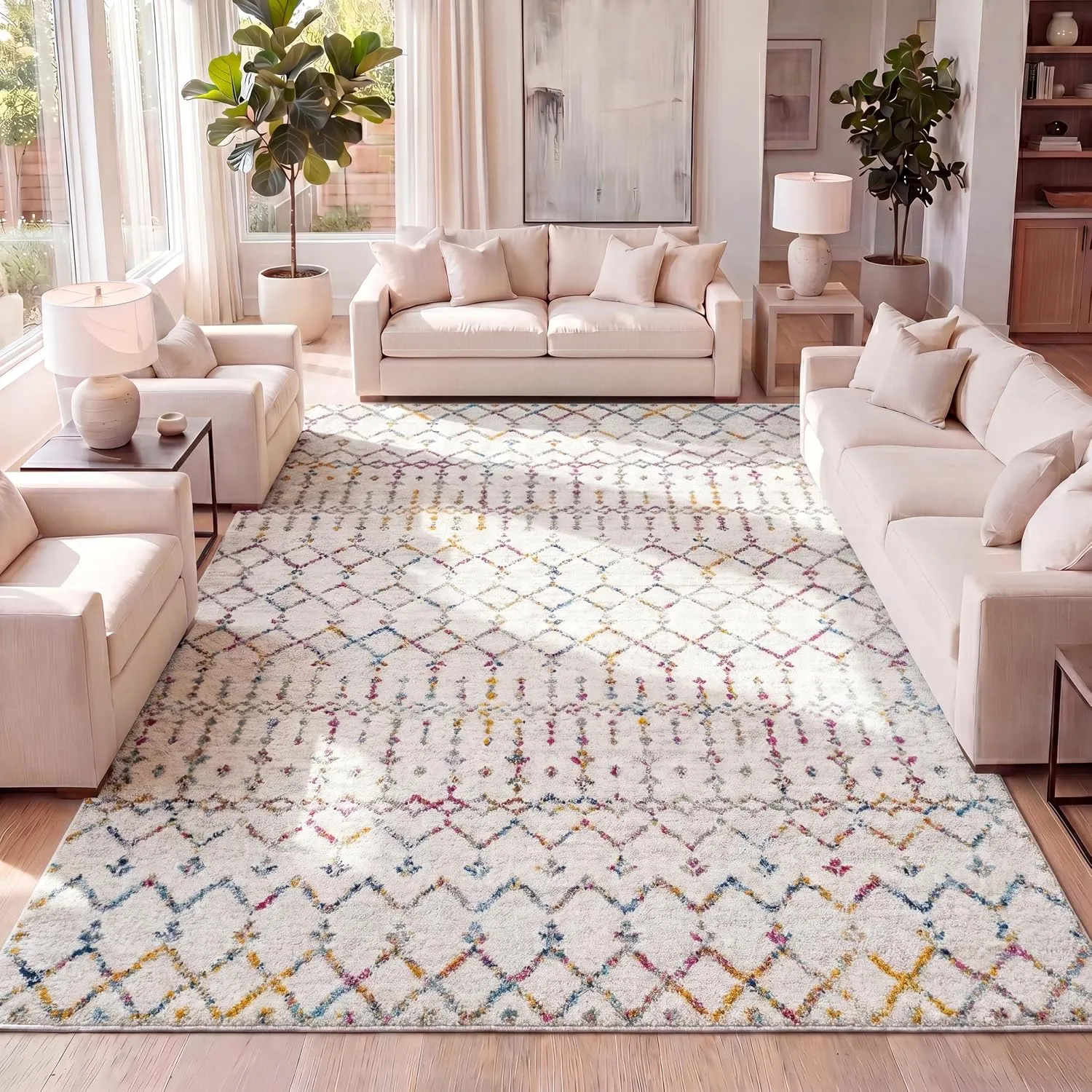 JONATHAN Y Bohemian Vintage Area Rug