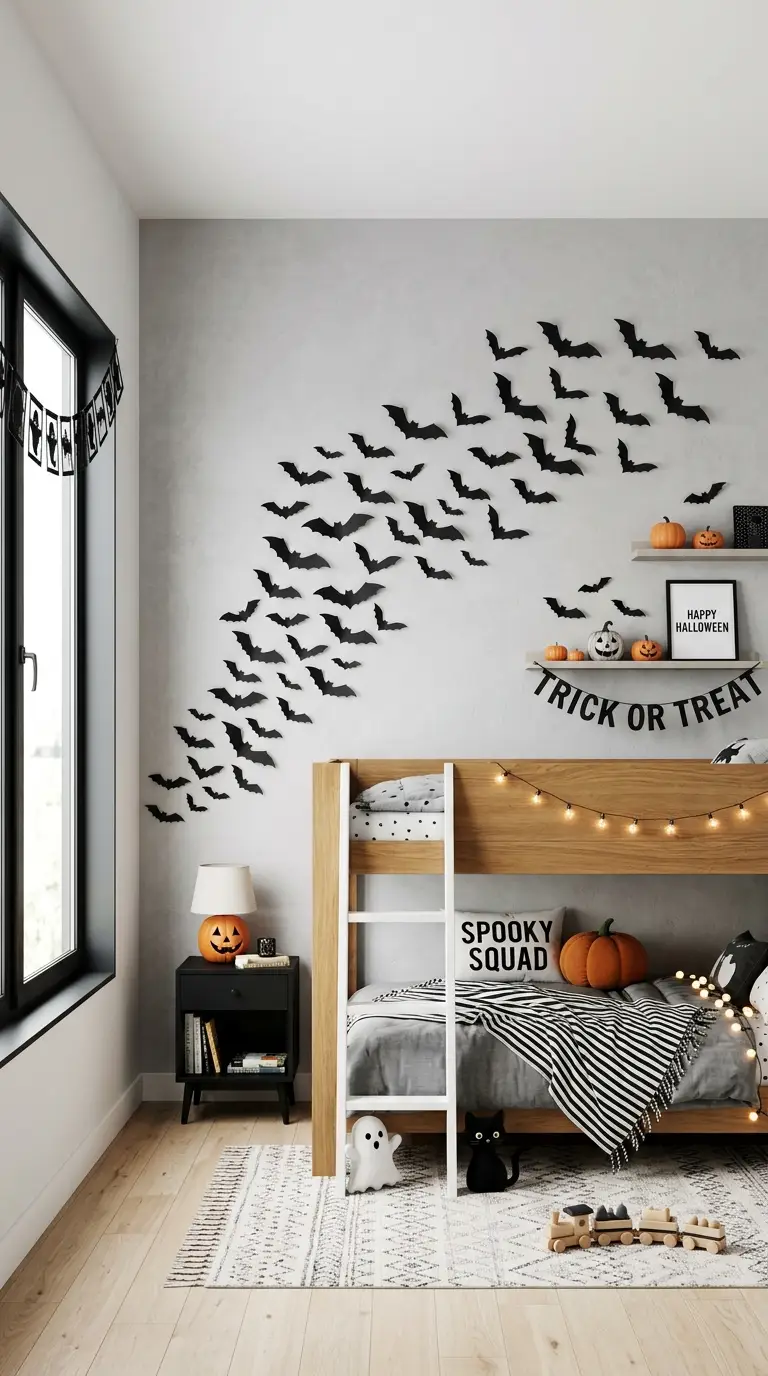 Bat Silhouette Wall Arrangement