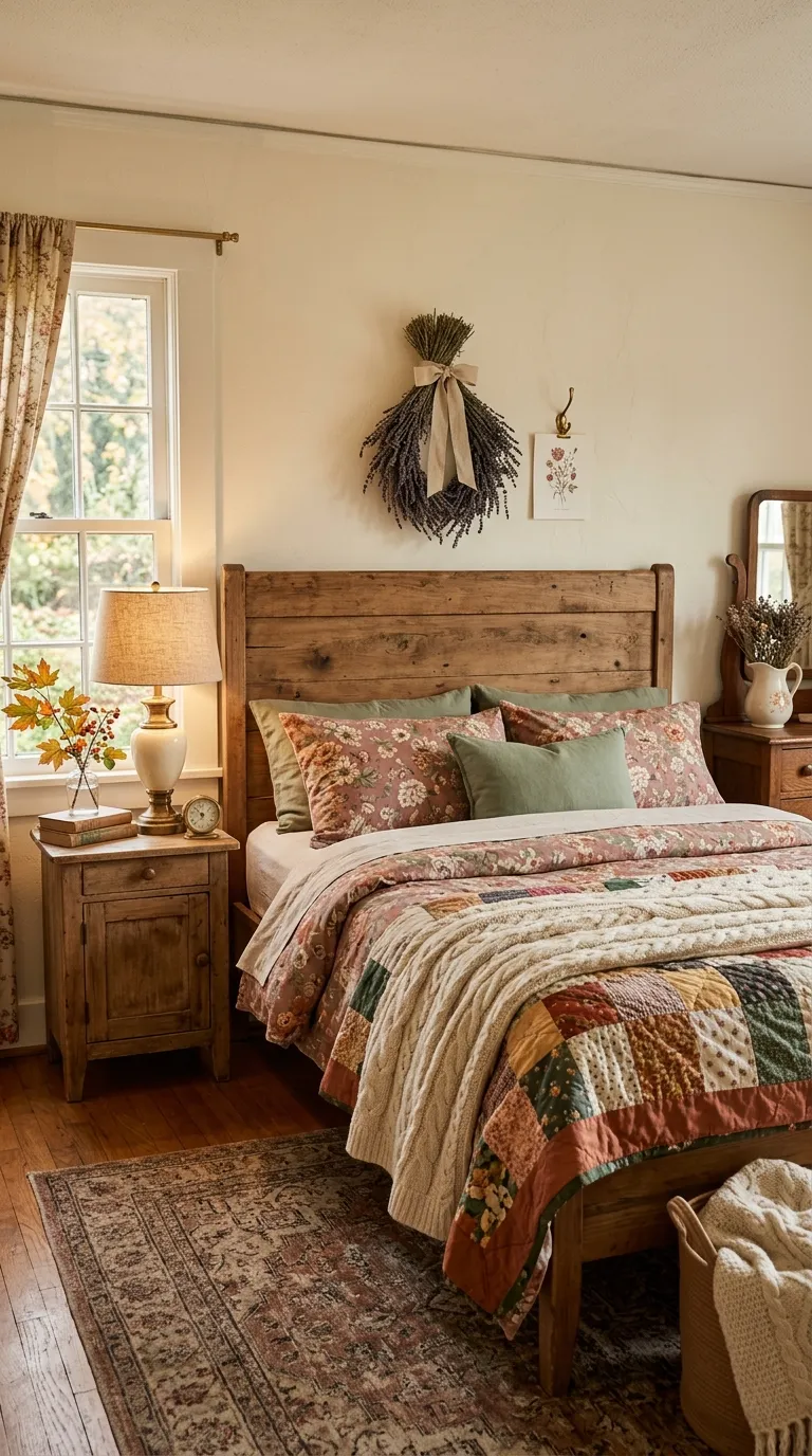 Cottagecore Fall Bedroom Retreat