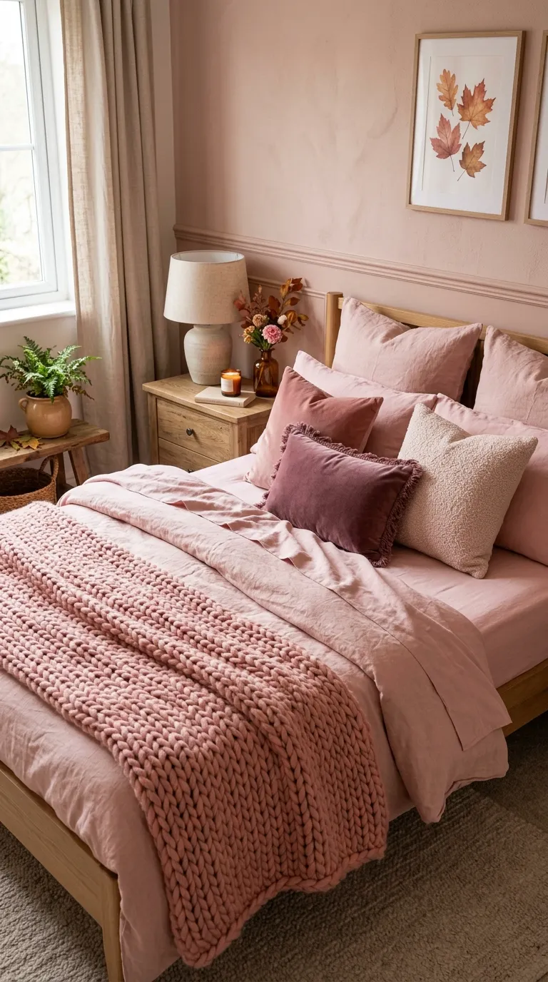 Cozy Pink Layered Textures