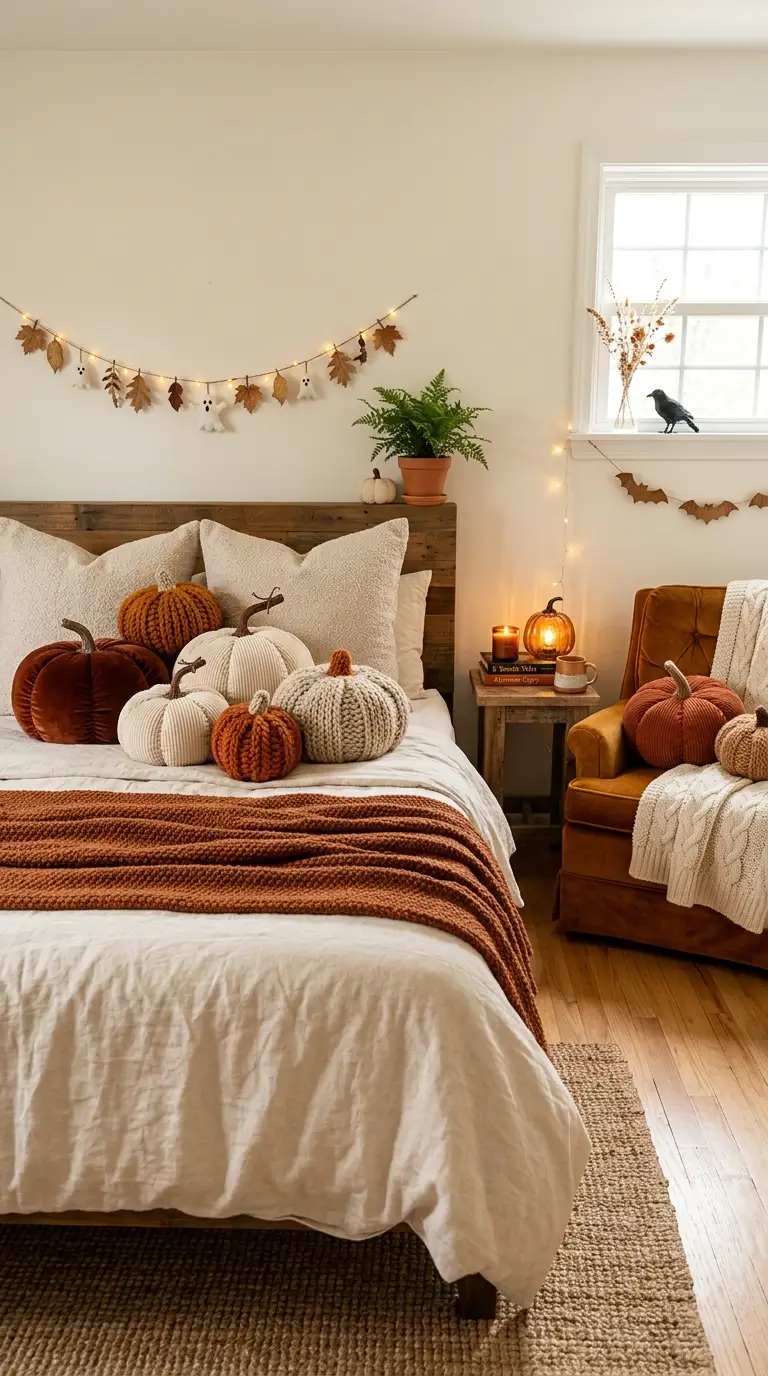 Cozy Pumpkin Accent Pillows