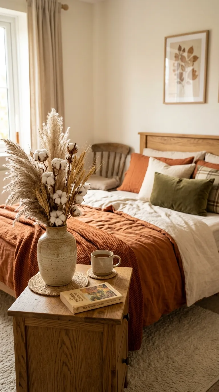 Dried Botanical Bedroom Arrangement