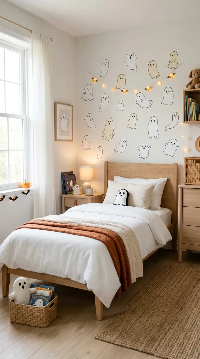 Friendly Ghost Wall Decal Display