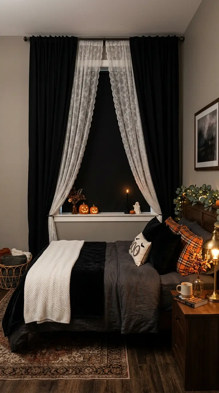 Gothic Blackout Curtain Layers