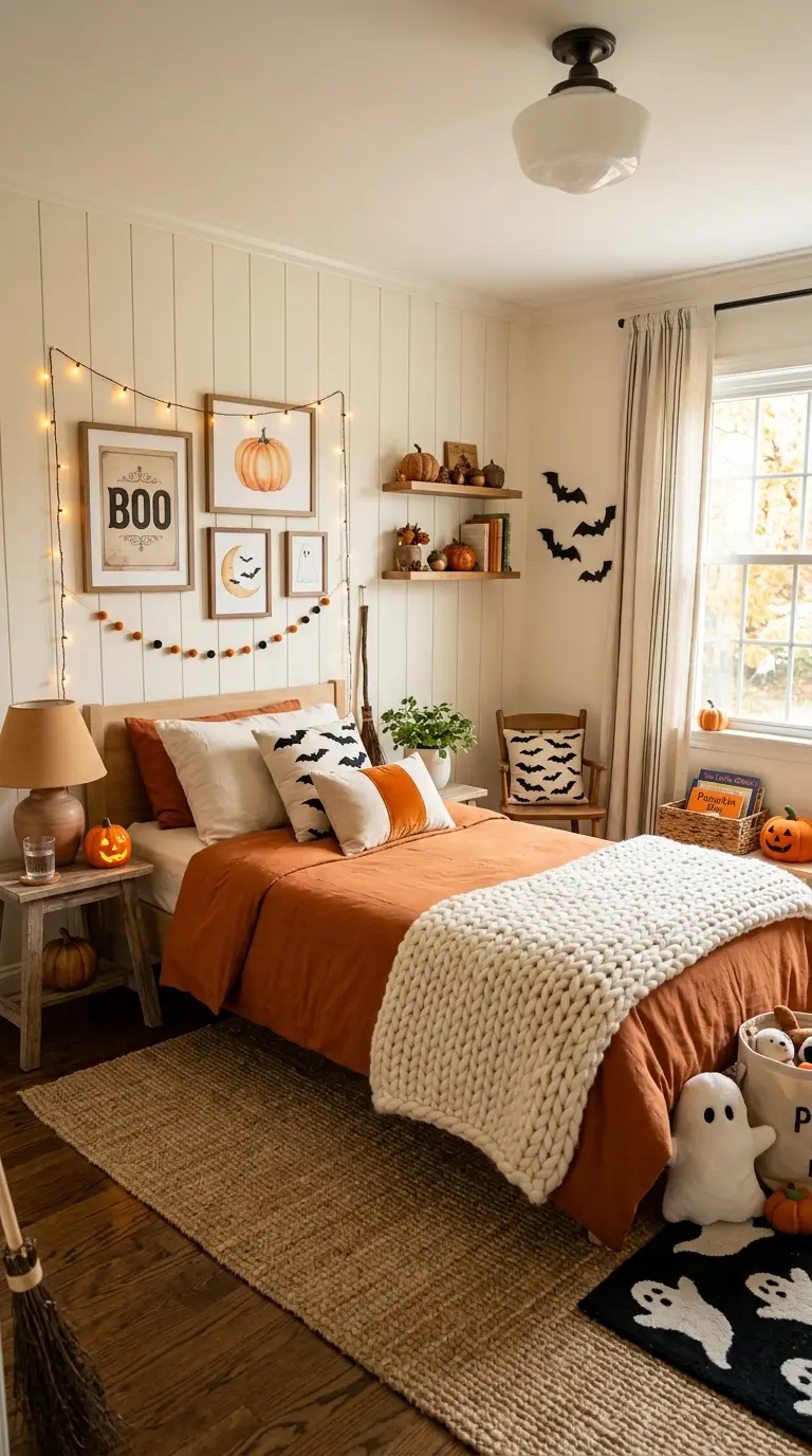 Orange And Cream Bedding