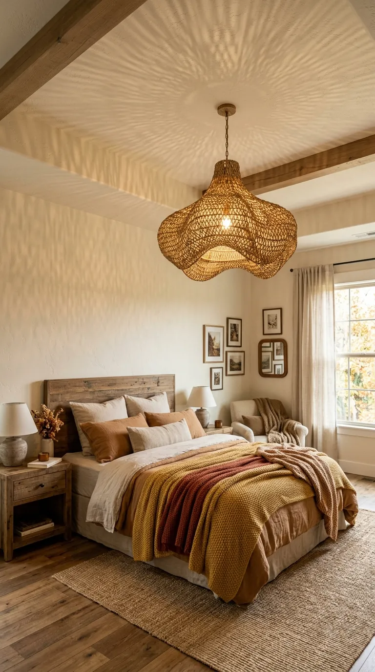 Sculptural Pendant Ceiling Fixture