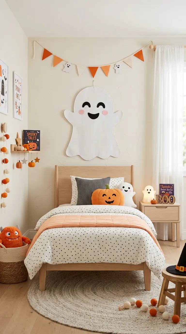 Smiling Ghost Headboard Decorations