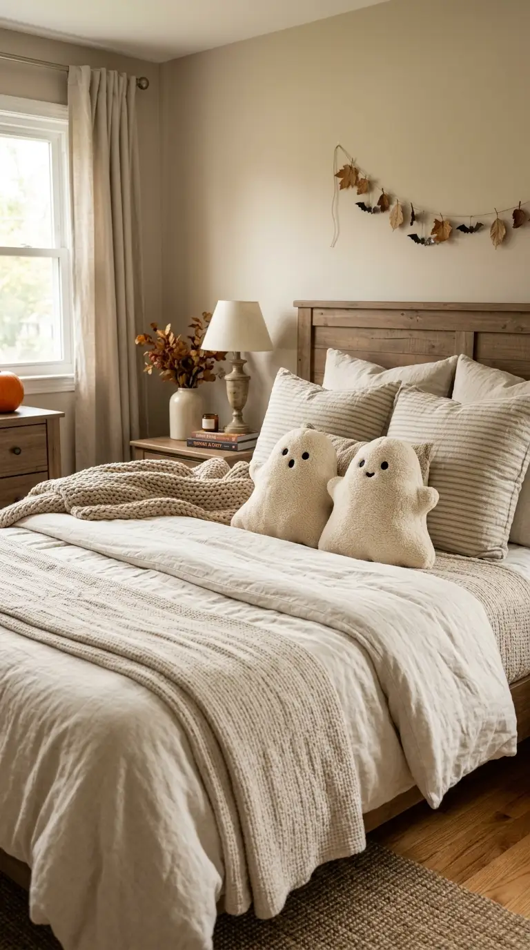 Soft Ghost Accent Pillows