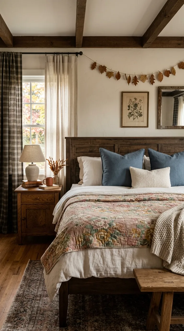 Vintage Floral Quilt Layers