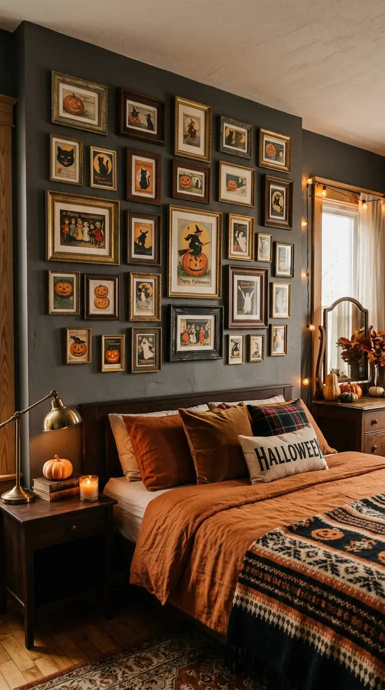 Vintage Halloween Gallery Wall
