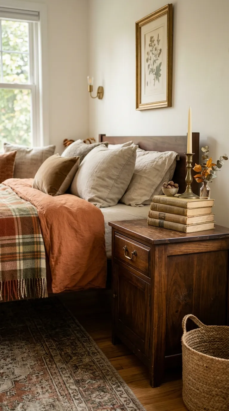Vintage Thrifted Nightstand Styling