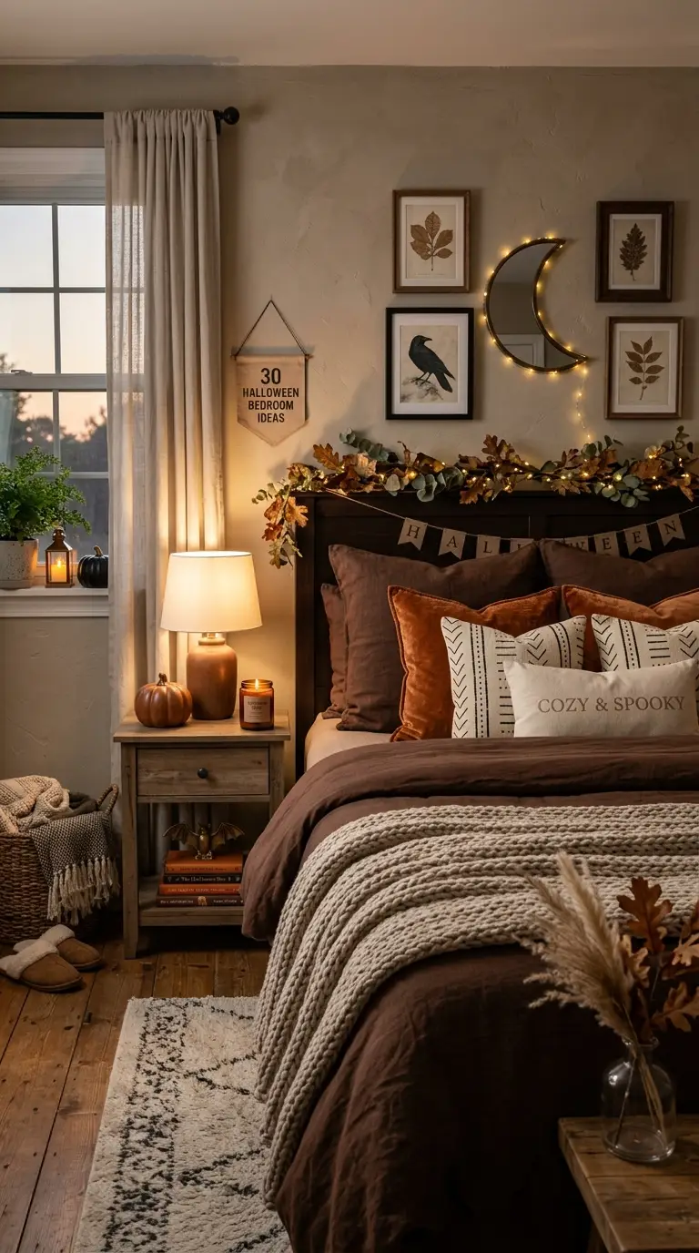 Warm Chocolate Brown Bedding