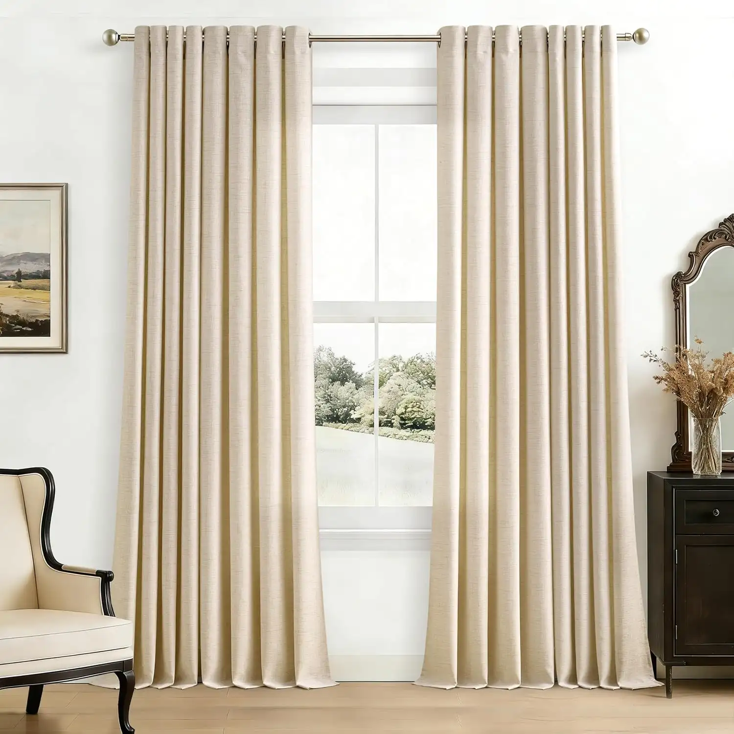 Floor To Ceiling Sheer Drapes