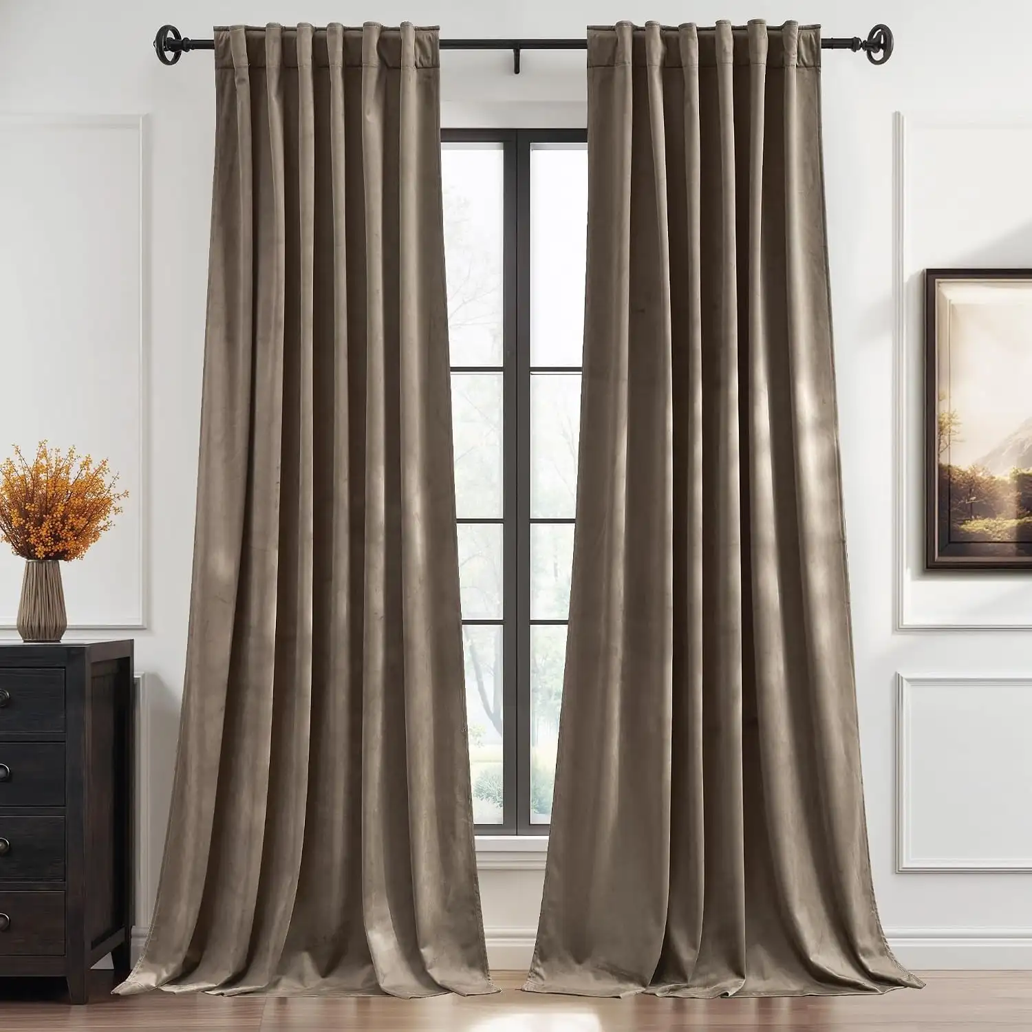 High And Wide Curtain Installation