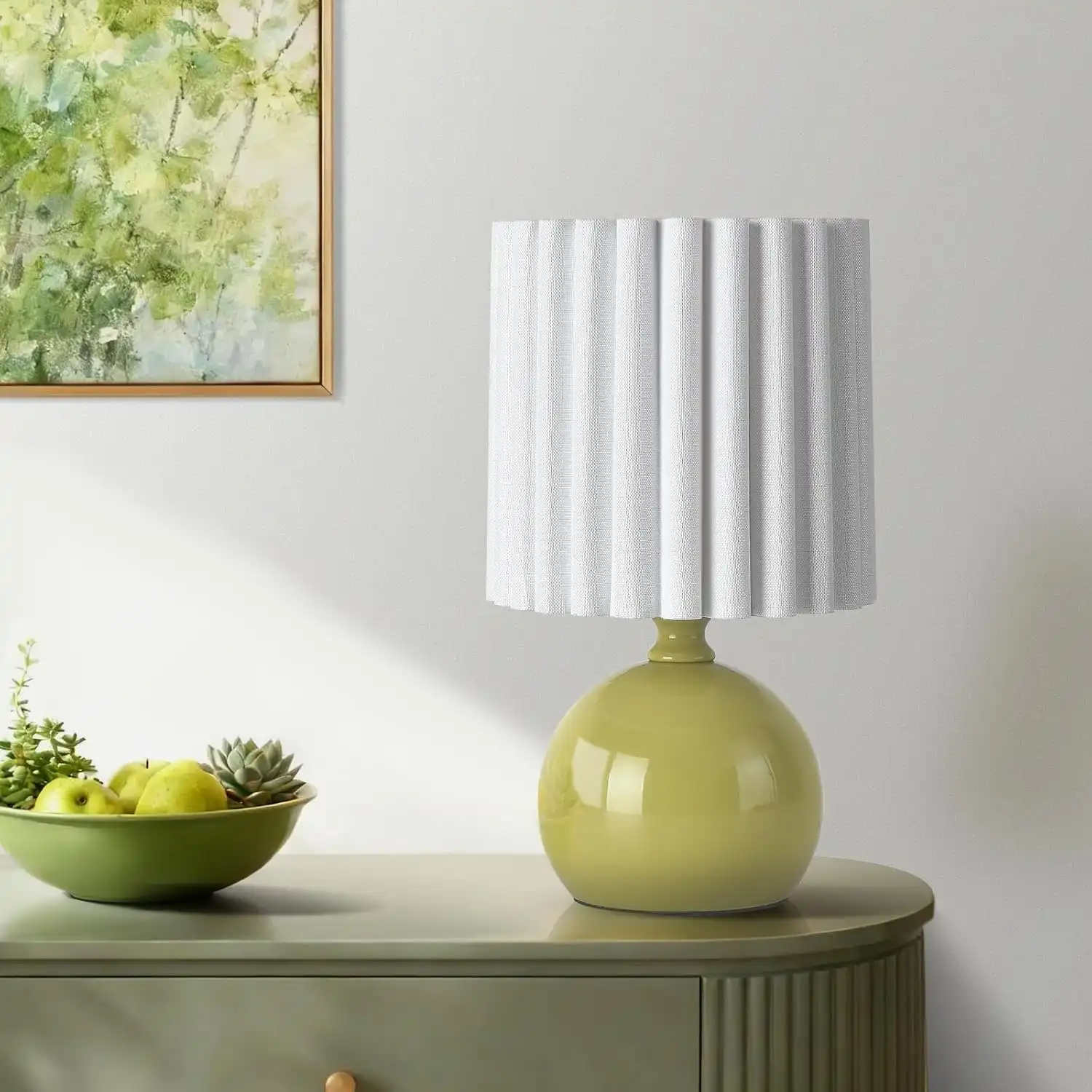 Mini Linen Shade Table Lamps