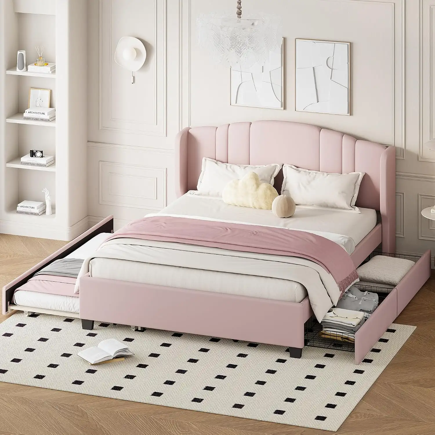 Platform Bed With Drawers