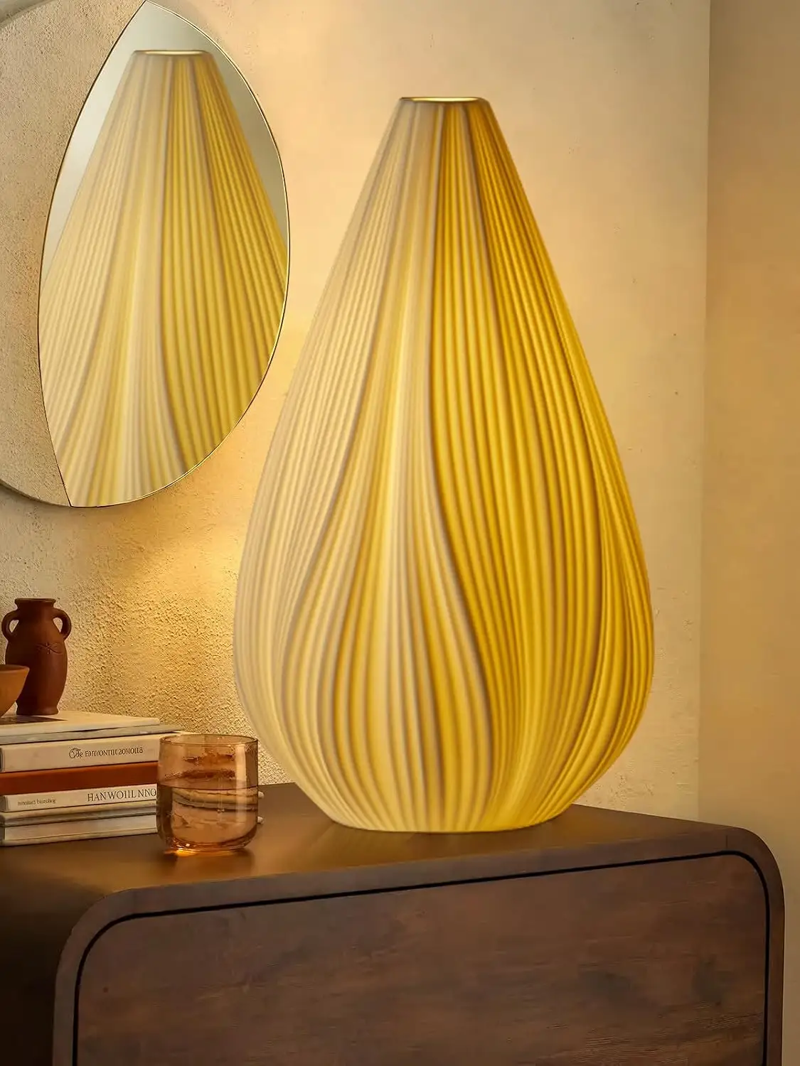 Sculptural Ceramic Table Lamp