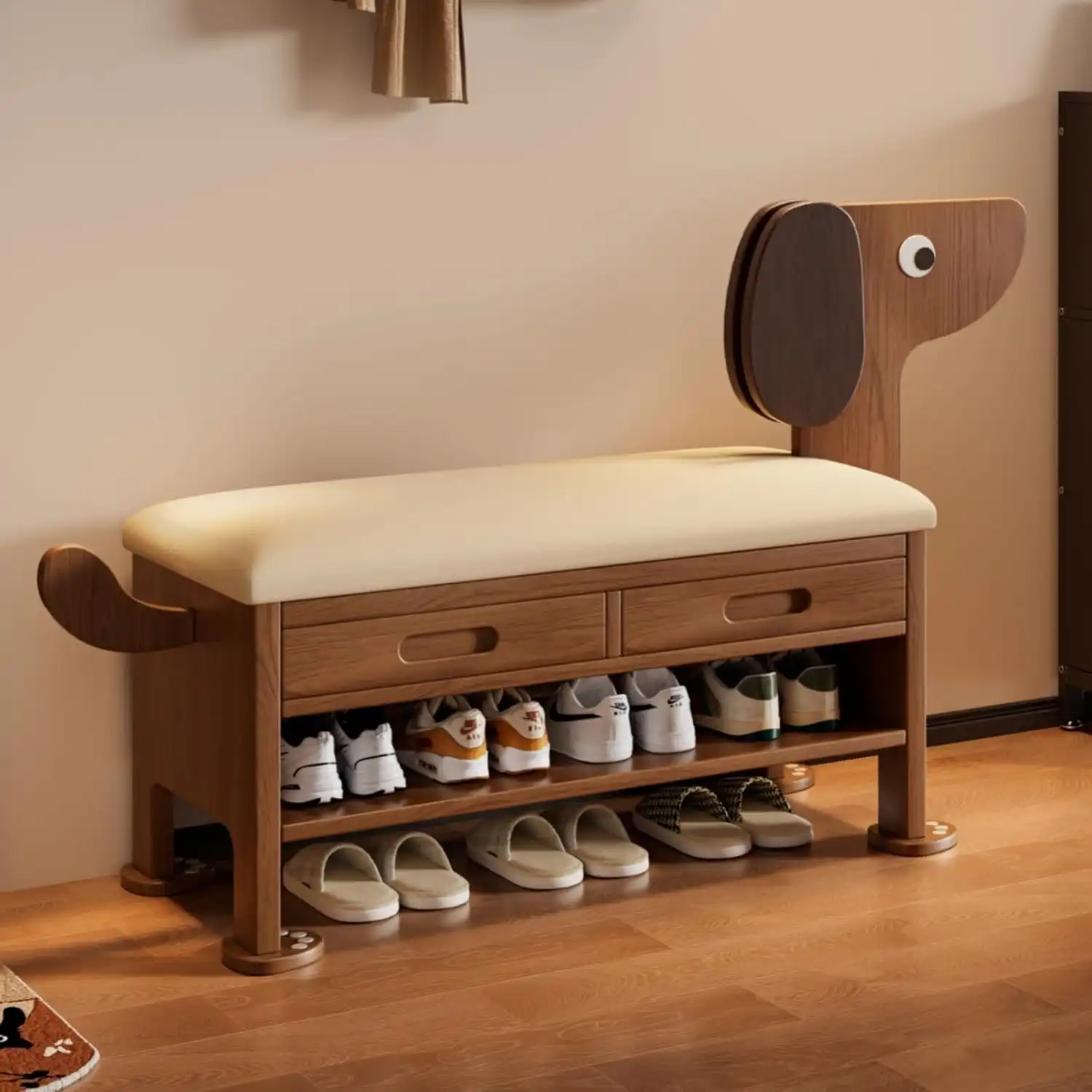 Small Bench With Drawers