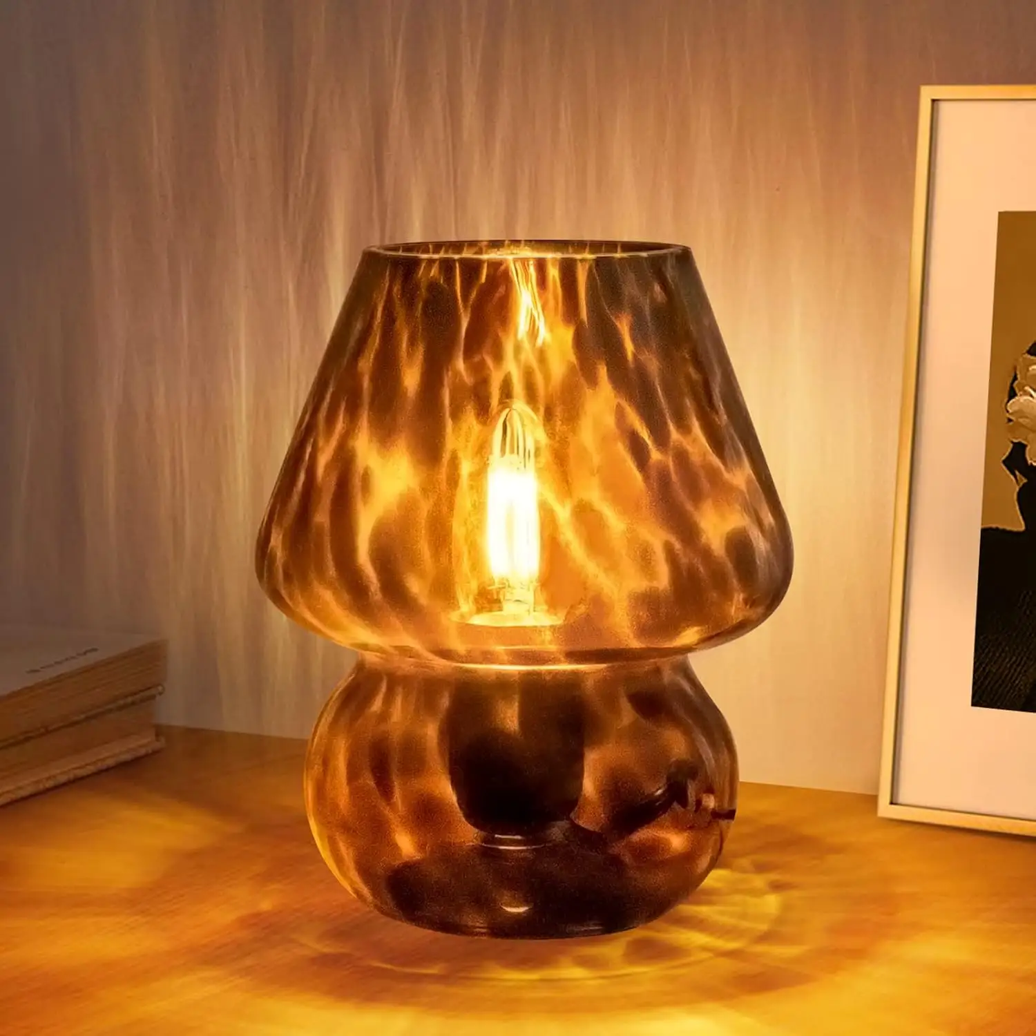 Soft Mushroom Shaped Bedside Lamp