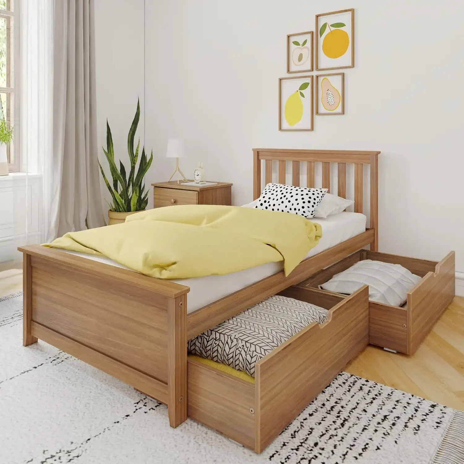 Storage Bed With Headboard