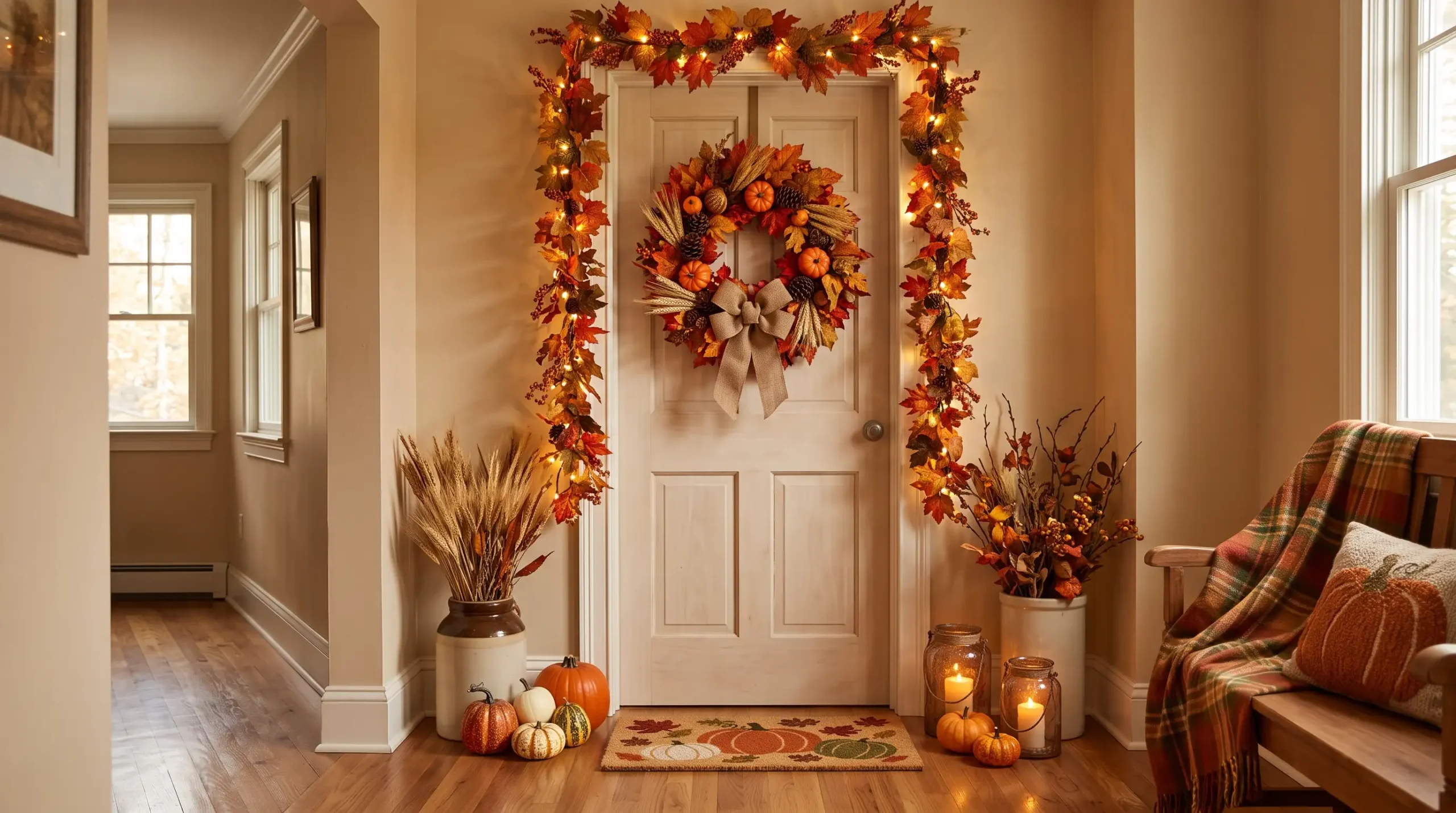Thanksgiving Door Decor Ideas