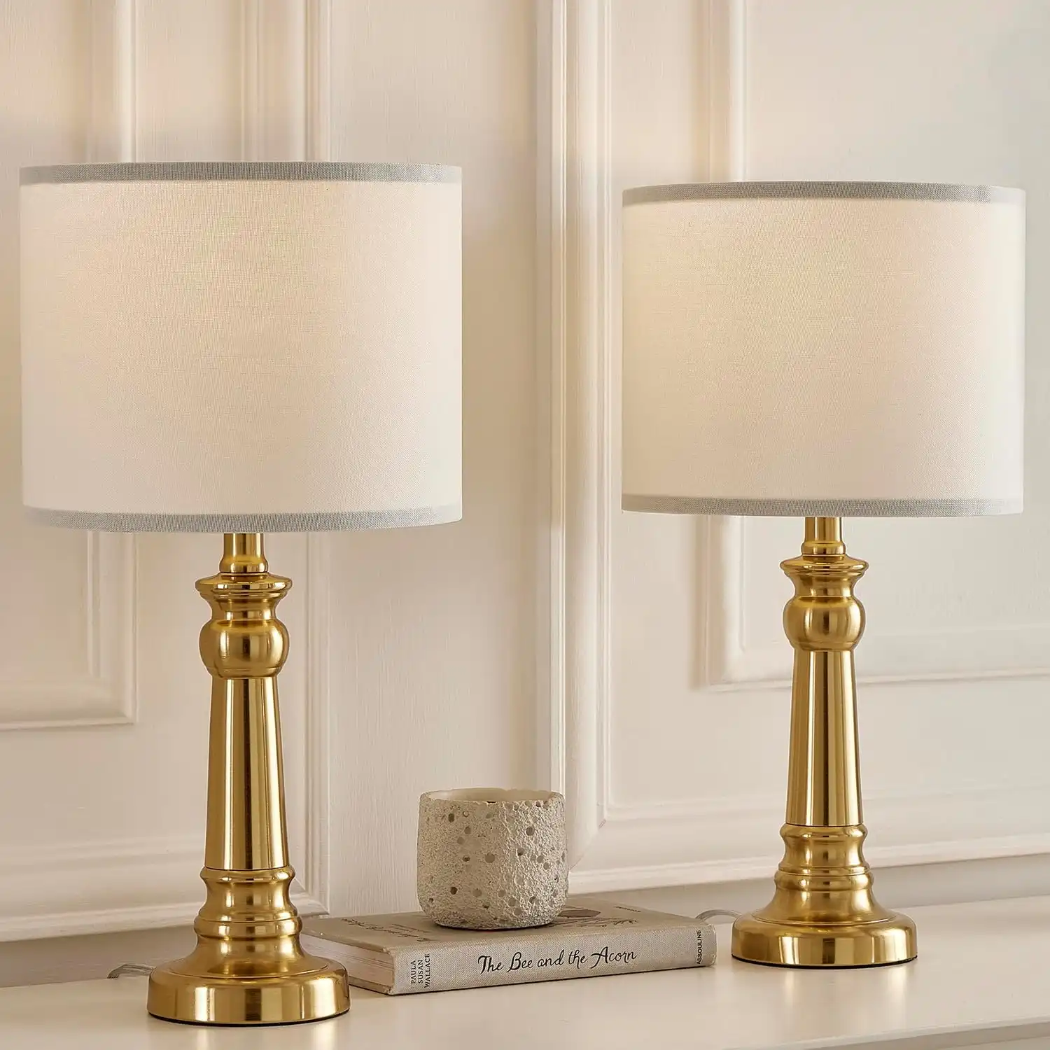 Warm Brass Lamps for Small Spaces