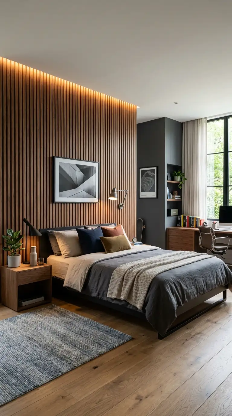 Acoustic Wood Slat Wall