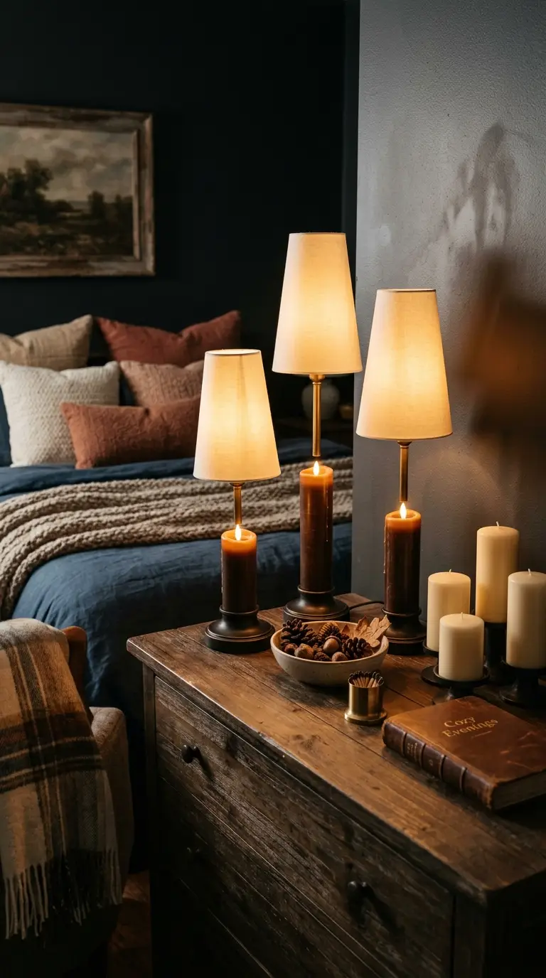 Candle Inspired Bedroom Accent Lamp