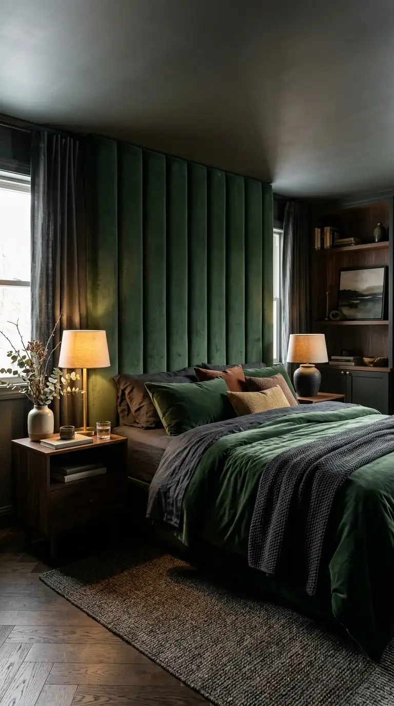 Cocooning Upholstered Headboard Design