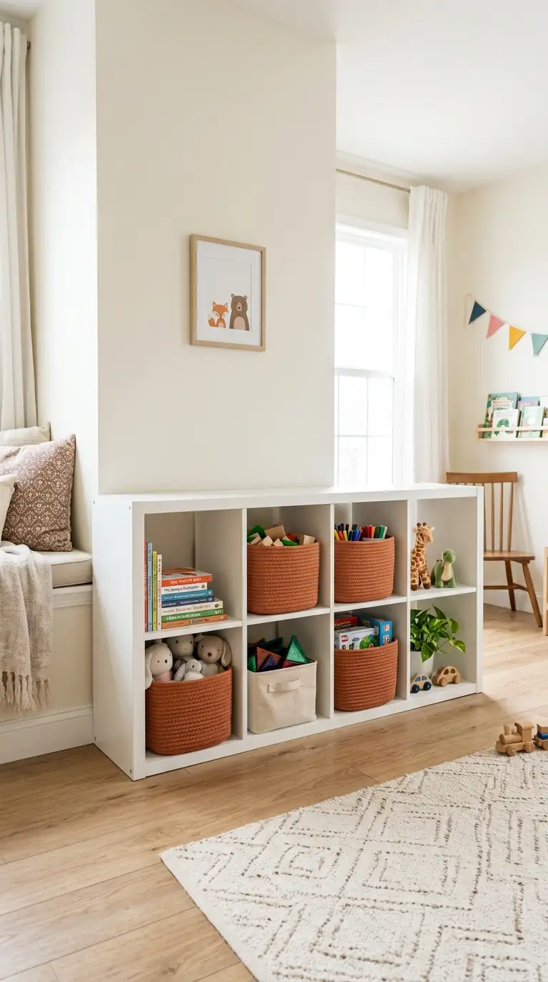 Colorful Cube Toy Storage
