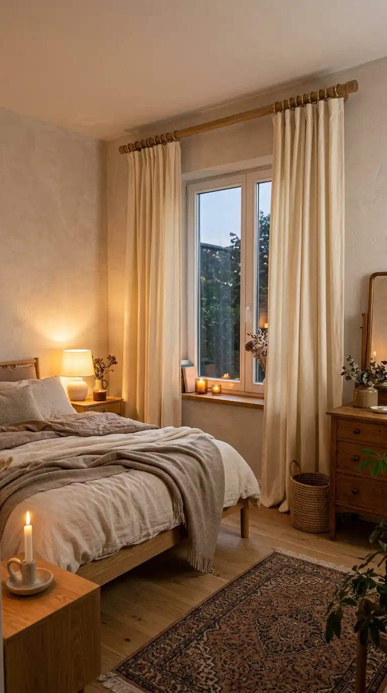 Cream Curtains With Blackout Lining