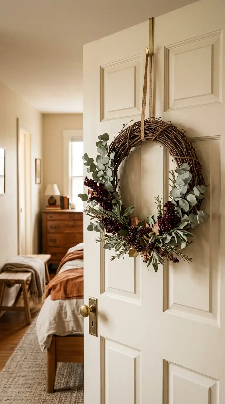 Eucalyptus And Berry Door Wreath