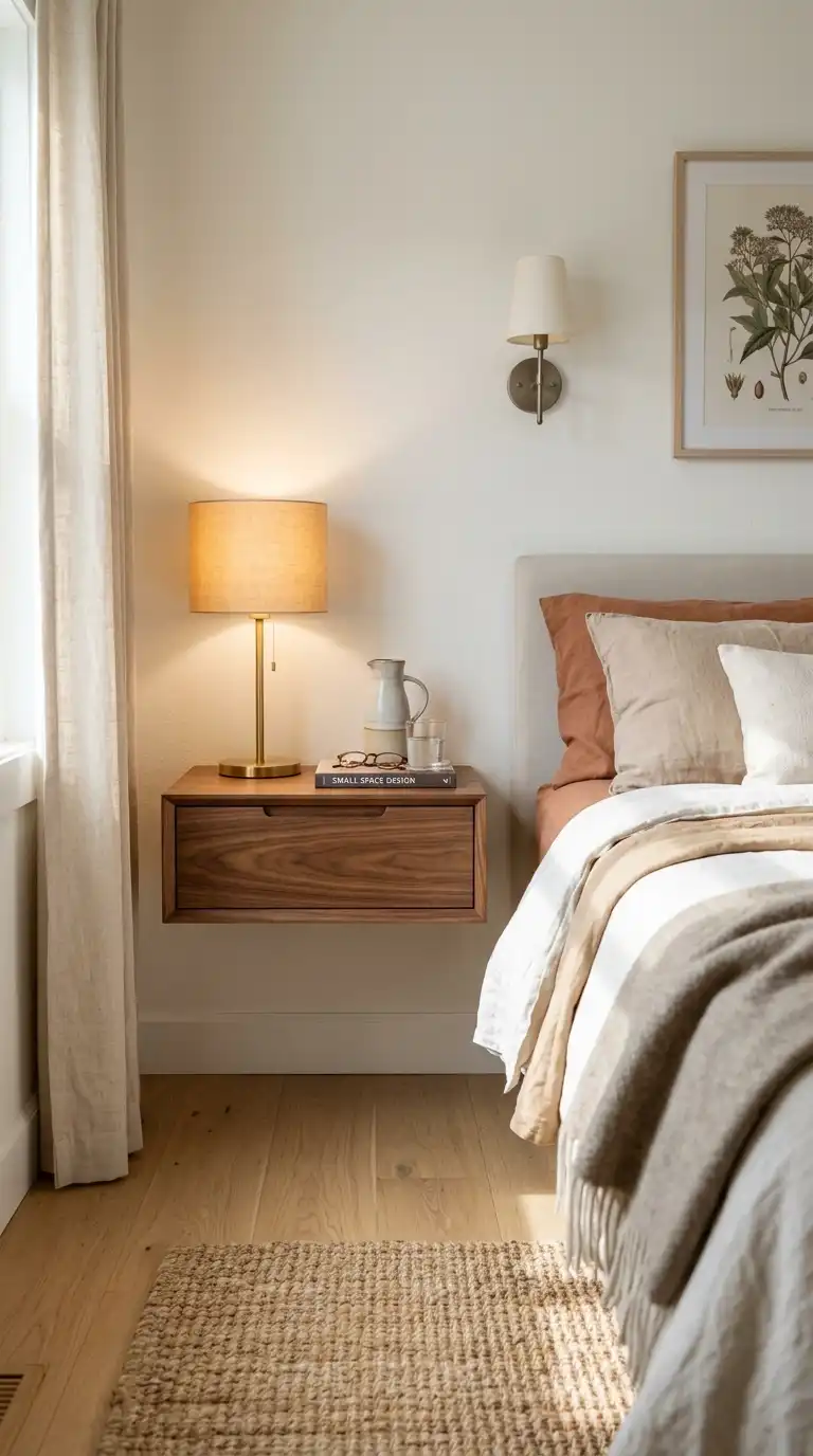 Floating Nightstand With Drawer