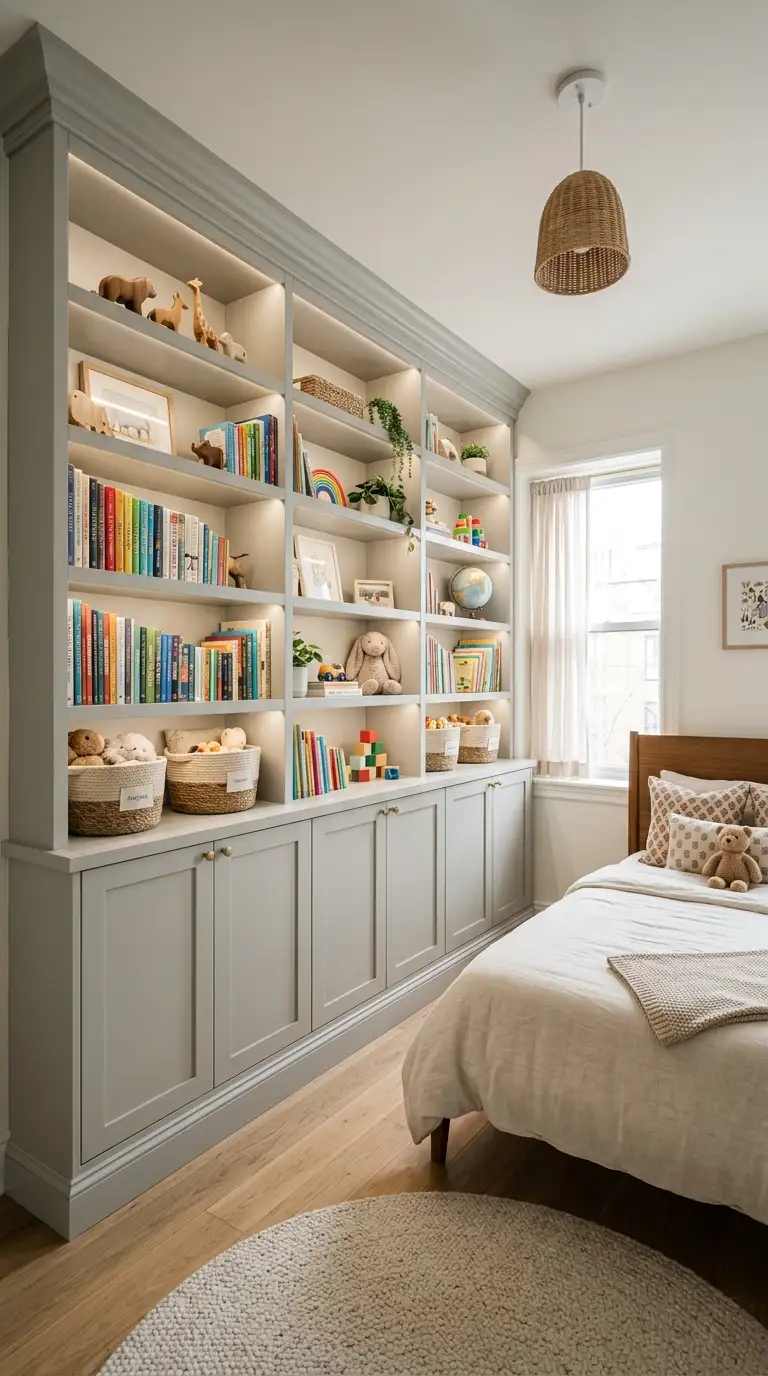 Floor To Ceiling Storage Wall
