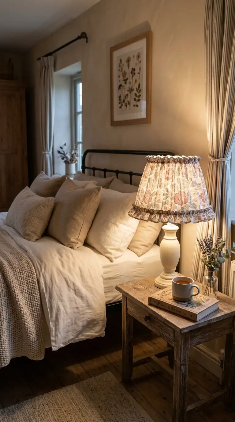 Floral Shade Lamps For Bedrooms