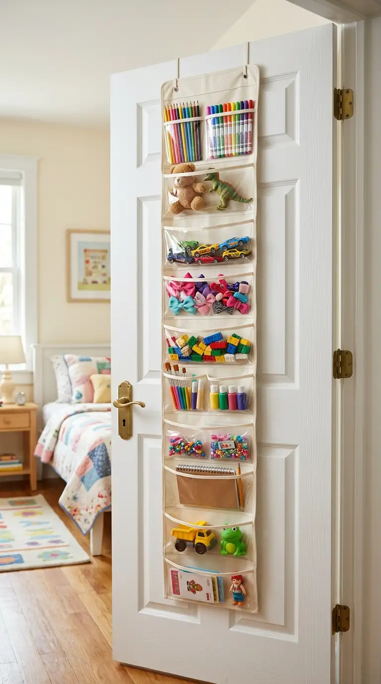 Hidden Storage Behind Doors