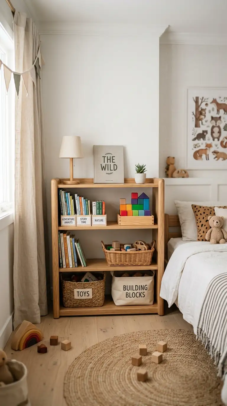 Low Open Toy Shelving