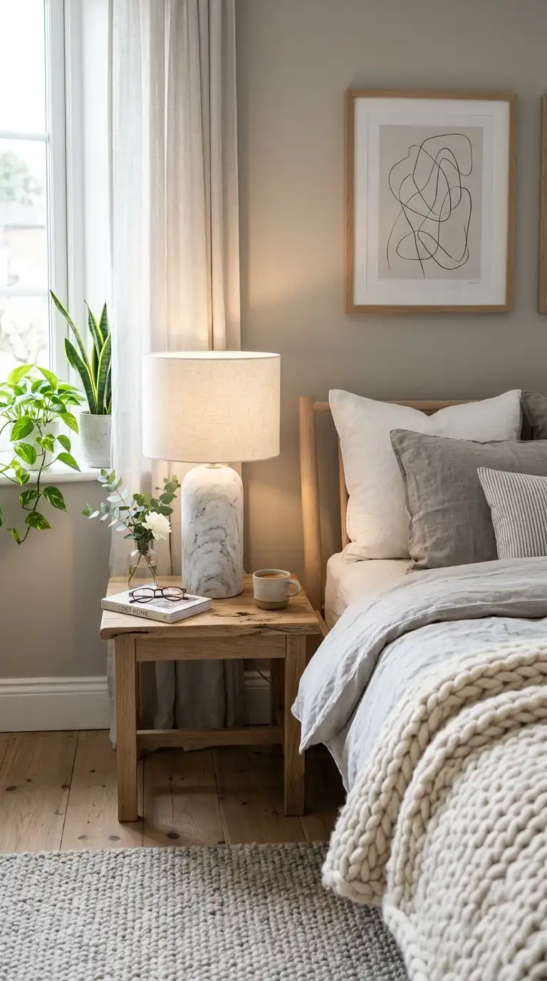 Marble Base Table Lamp Idea