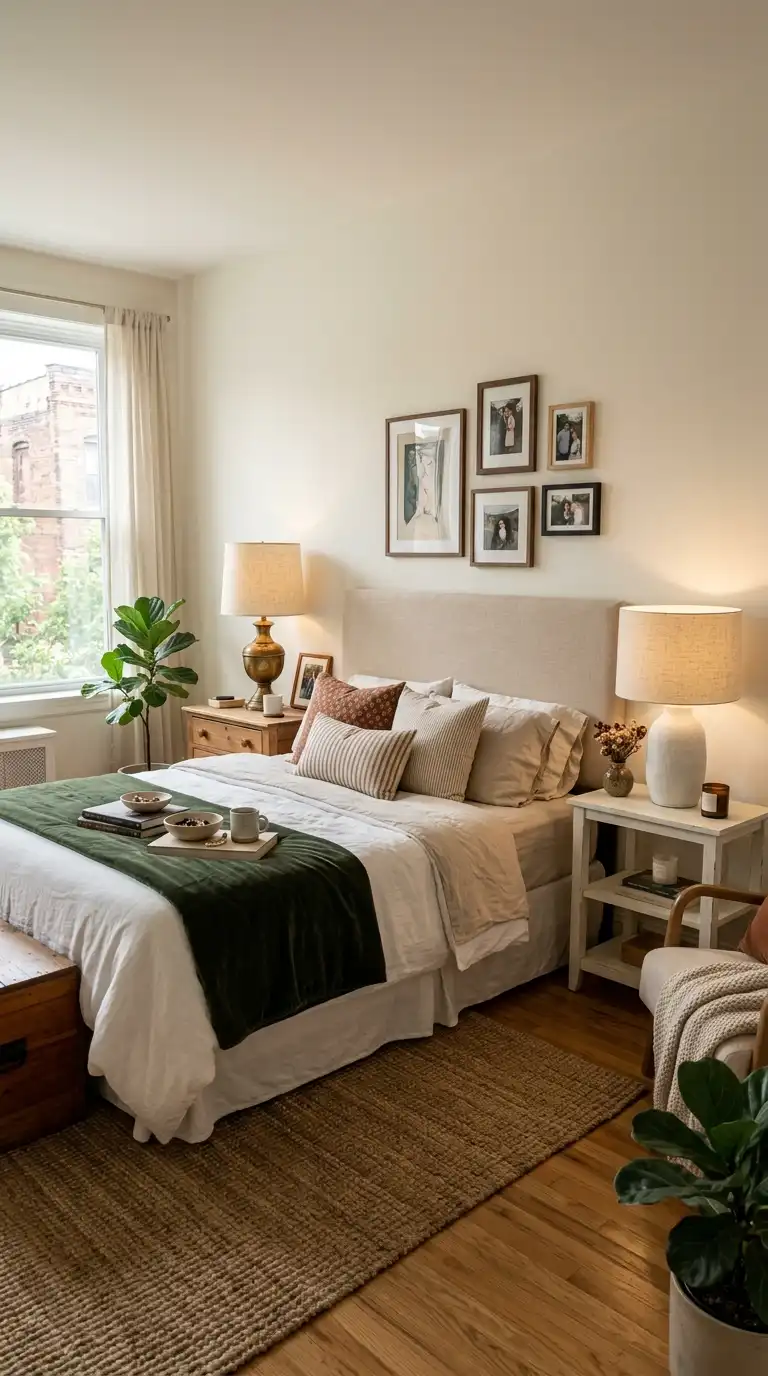 Mismatched Lamps For Nightstands
