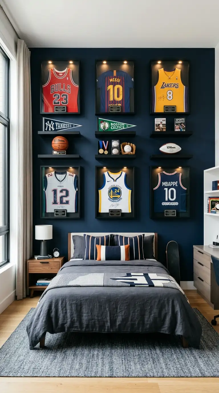 Modern Sports Display Wall