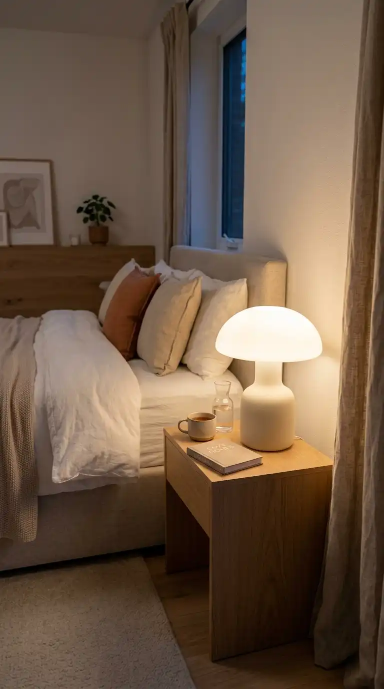 Mushroom Lamp For Cozy Bedrooms
