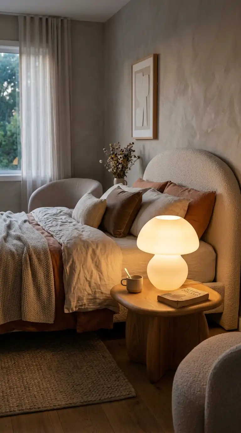 Mushroom Lamps For Cozy Bedrooms