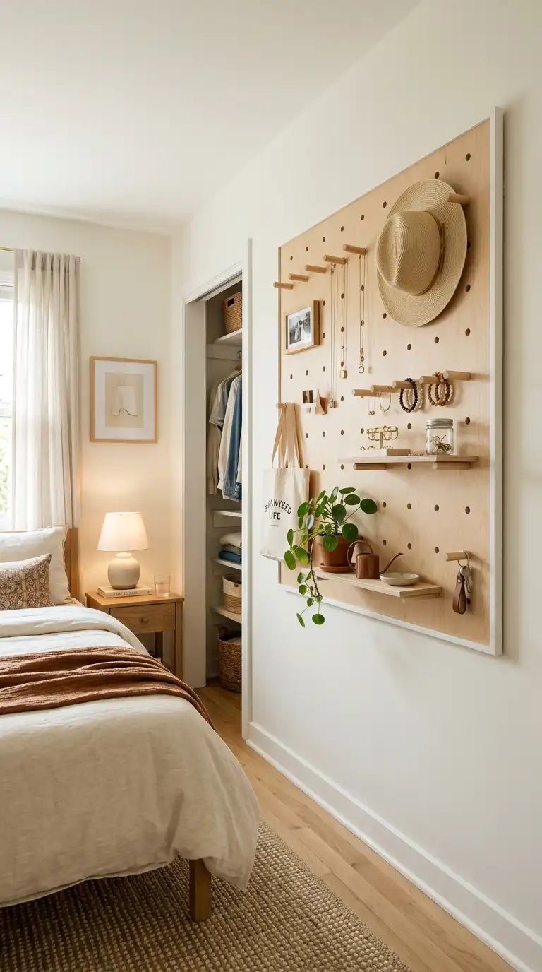 Pegboard Wall Storage System