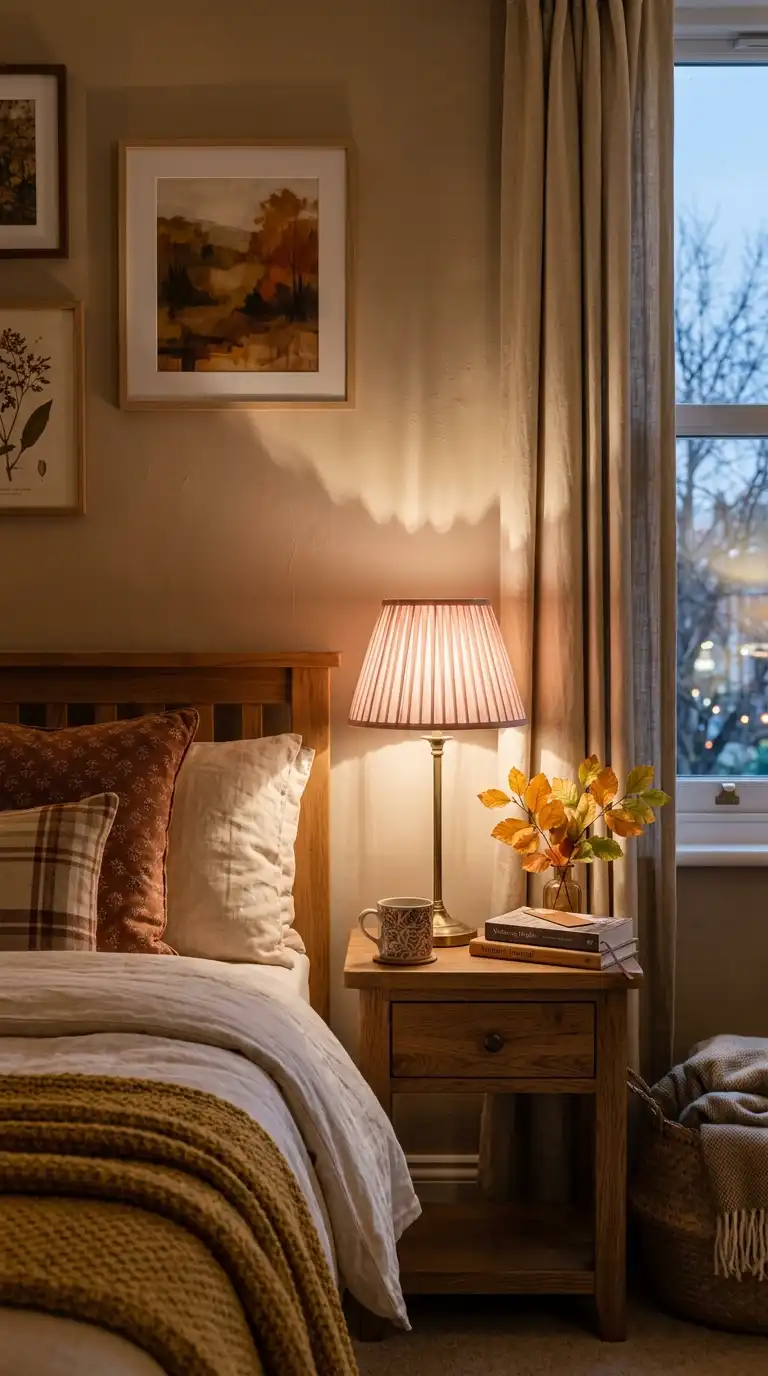 Pleated Shade Lamp For Cozy Corners