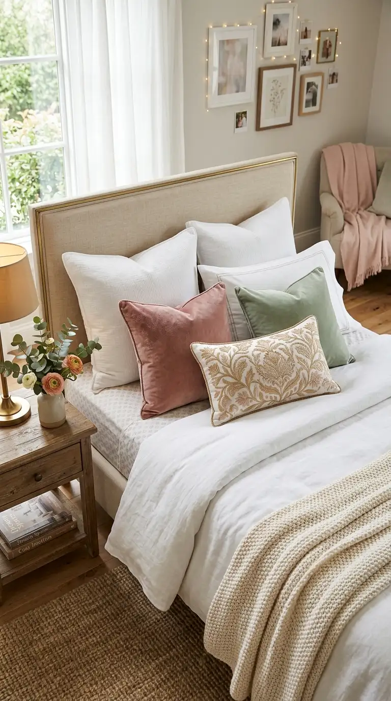 Plush Bedding Pillow Layers