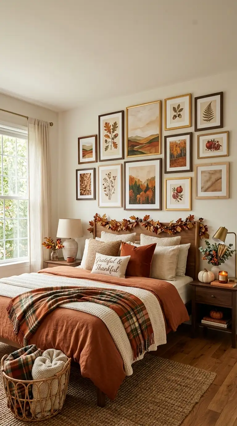 Rustic Autumn Gallery Wall