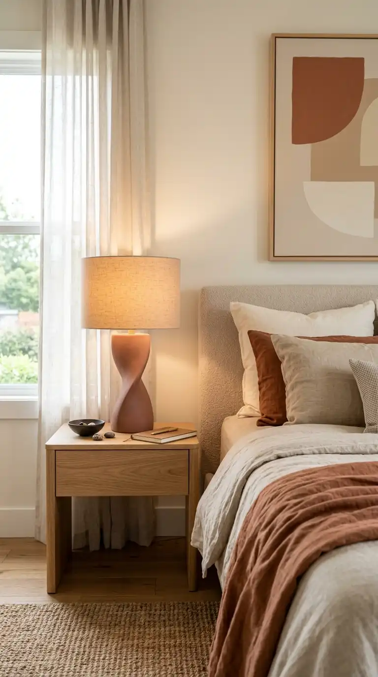 Sculptural Lamp For Modern Bedrooms
