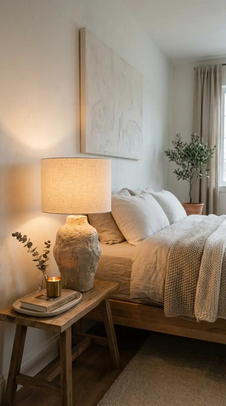 Sculptural Lamps With Soft Glow