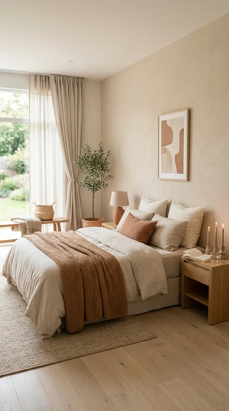 Soft Beige With Clay Accents